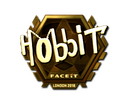 Sticker | Hobbit (Gold) | London 2018
