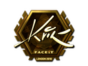 Sticker | Kvik (Gold) | London 2018