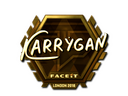 Sticker | karrigan (Gold) | London 2018