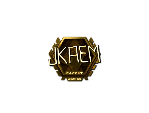 Наклейка | jkaem (золотая) | Лондон-2018