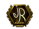 Sticker | jR (Gold) | London 2018
