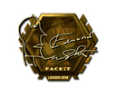 Sticker | Edward (Gold) | London 2018