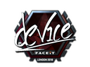 Sticker | device (Foil) | London 2018