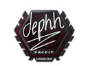 Sticker | dephh | London 2018