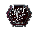 Sticker | dephh (Foil) | London 2018