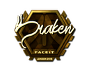 Sticker | draken (Gold) | London 2018