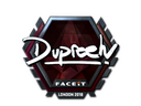 Sticker | dupreeh (Foil) | London 2018