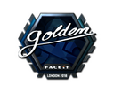 Sticker | Golden (Foil) | London 2018