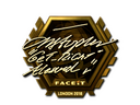 Sticker | GeT_RiGhT (Gold) | London 2018