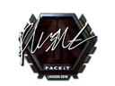 Sticker | flusha (Foil) | London 2018