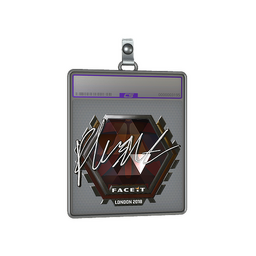 Sticker Slab | flusha (Foil) | London 2018