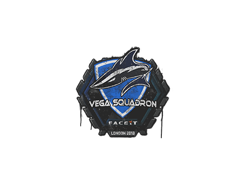 Versiegeltes Graffito | Vega Squadron | London 2018