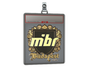 Sticker Slab | MIBR (Gold) | Budapest 2025