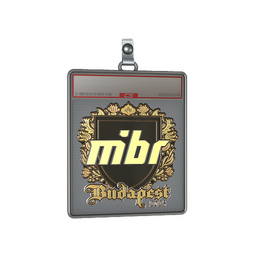 Sticker Slab | MIBR (Gold) | Budapest 2025