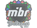 Sticker | MIBR (Embroidered) | Budapest 2025