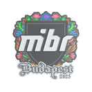 Sticker | MIBR (Embroidered) | Budapest 2025