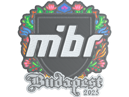 Sticker | MIBR (Embroidered) | Budapest 2025