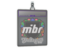 Sticker Slab | MIBR (Embroidered) | Budapest 2025