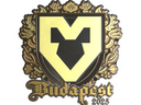 Sticker | MOUZ (Gold) | Budapest 2025