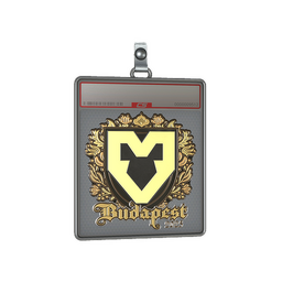 Sticker Slab | MOUZ (Gold) | Budapest 2025