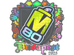 Sticker | M80 (Holo) | Budapest 2025