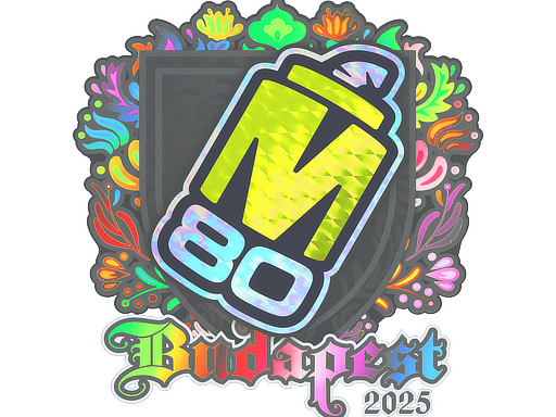 Sticker | M80 (Holo) | Budapest 2025
