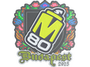 Sticker | M80 (Embroidered) | Budapest 2025