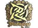 Sticker | Ninjas in Pyjamas (Gold) | Budapest 2025