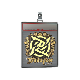Sticker Slab | Ninjas in Pyjamas (Gold) | Budapest 2025