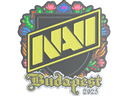 Sticker | Natus Vincere (Embroidered) | Budapest 2025