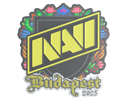 Sticker | Natus Vincere (Embroidered) | Budapest 2025