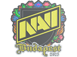 Sticker | Natus Vincere (Embroidered) | Budapest 2025