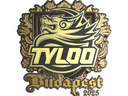 Sticker | TYLOO (Gold) | Budapest 2025