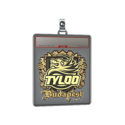 Sticker Slab | TYLOO (Gold) | Budapest 2025