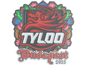 Sticker | TYLOO (Embroidered) | Budapest 2025
