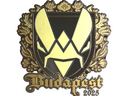 Sticker | Vitality (Gold) | Budapest 2025