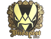 Наклейка | Vitality (золотая) | Будапешт-2025