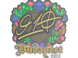 Sticker | 910 (Embroidered) | Budapest 2025