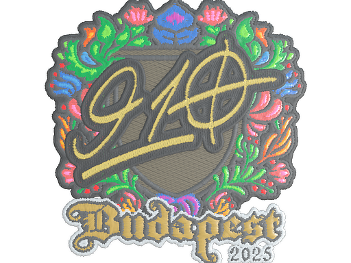 Sticker | 910 (Embroidered) | Budapest 2025