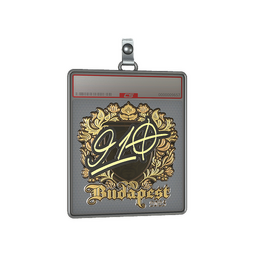 Sticker Slab | 910 (Gold) | Budapest 2025