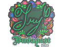 Sticker | TRY (Embroidered) | Budapest 2025