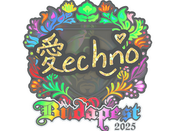 Sticker | Techno4K (Holo) | Budapest 2025