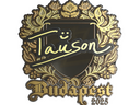 Sticker | Tauson (Gold) | Budapest 2025