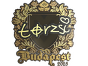 Sticker | torzsi (Gold) | Budapest 2025