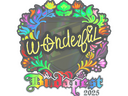 Sticker | w0nderful (Holo) | Budapest 2025