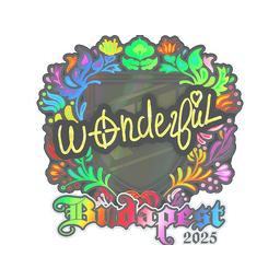 w0nderful (Holo) | Budapest 2025