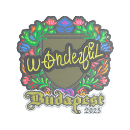 w0nderful (Embroidered) | Budapest 2025