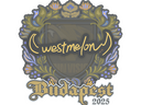 Sticker | westmelon | Budapest 2025