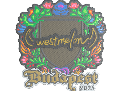 Sticker | westmelon (Embroidered) | Budapest 2025