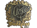 Sticker | woxic (Gold) | Budapest 2025